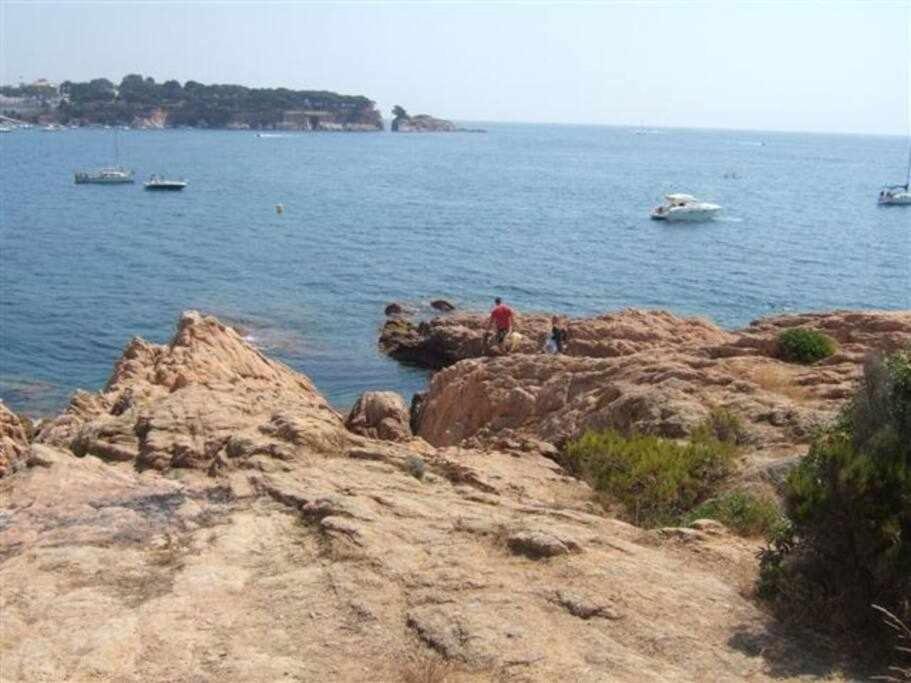 Costa Brava Sagaro Frontbeach Cala Acces Sant Feliu de Guíxols Esterno foto